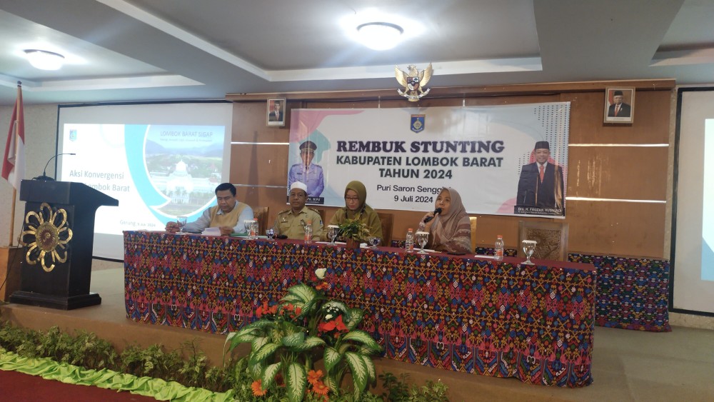 Rembuk Stunting: Lombok Barat Berkomitmen Menurunkan Angka Stunting